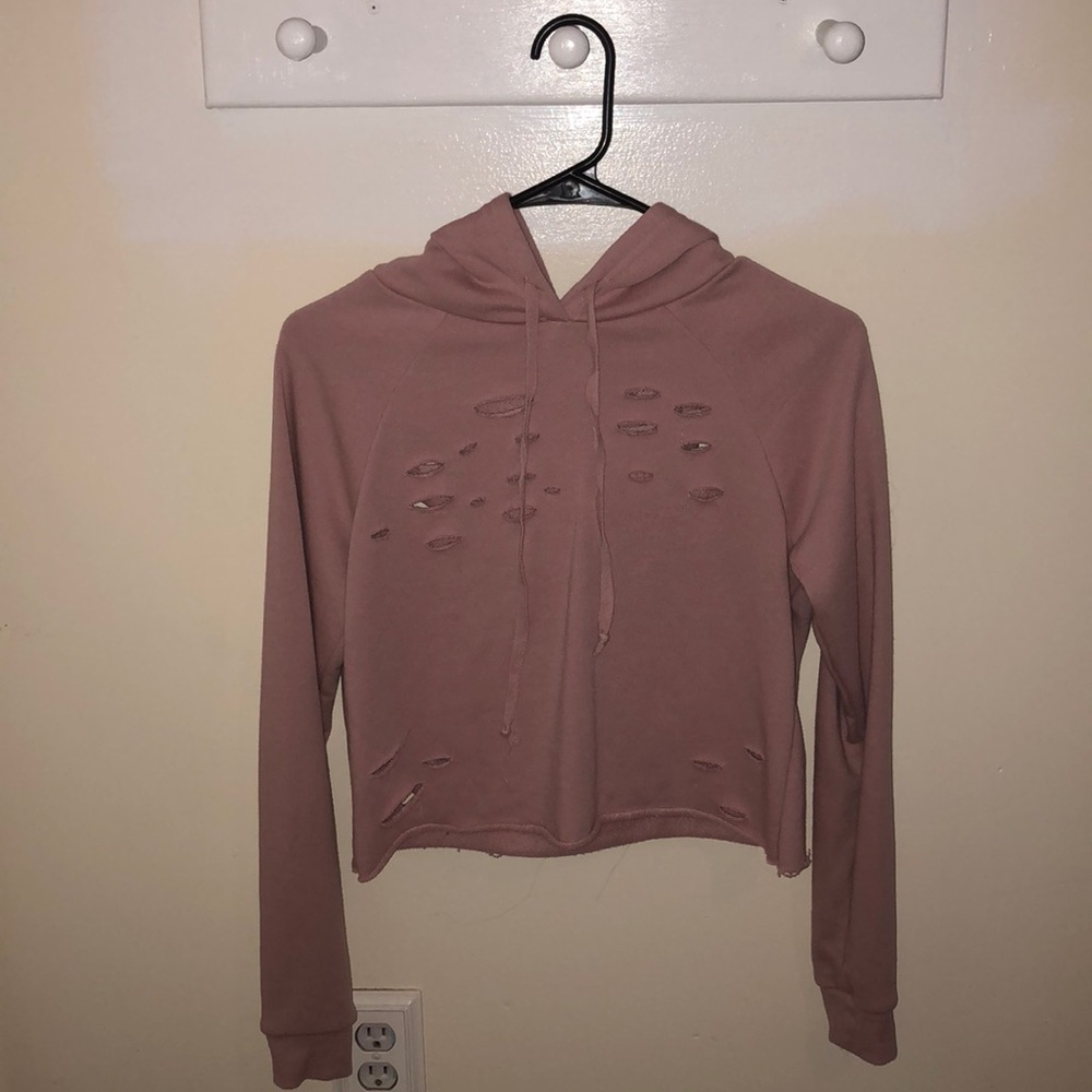 Rue 21 cropped sweatshirt.